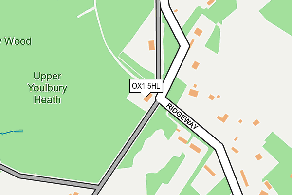 OX1 5HL map - OS OpenMap – Local (Ordnance Survey)