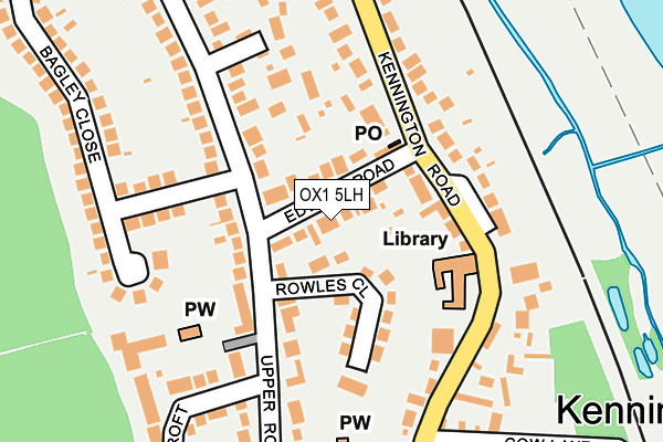 OX1 5LH map - OS OpenMap – Local (Ordnance Survey)