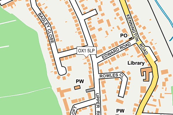 OX1 5LP map - OS OpenMap – Local (Ordnance Survey)