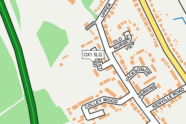 OX1 5LQ map - OS OpenMap – Local (Ordnance Survey)