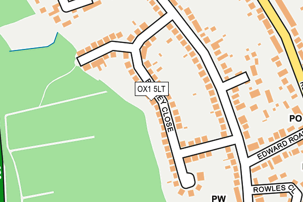 OX1 5LT map - OS OpenMap – Local (Ordnance Survey)