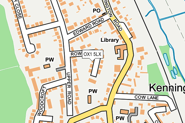 OX1 5LX map - OS OpenMap – Local (Ordnance Survey)