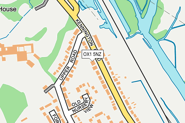 OX1 5NZ map - OS OpenMap – Local (Ordnance Survey)