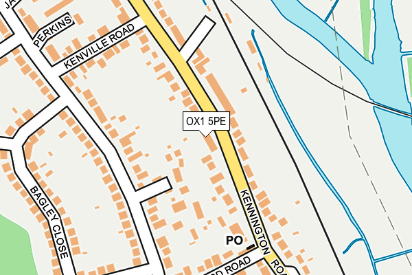 OX1 5PE map - OS OpenMap – Local (Ordnance Survey)