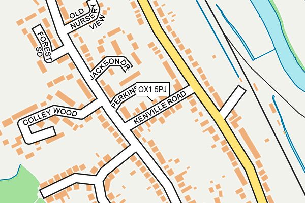 OX1 5PJ map - OS OpenMap – Local (Ordnance Survey)