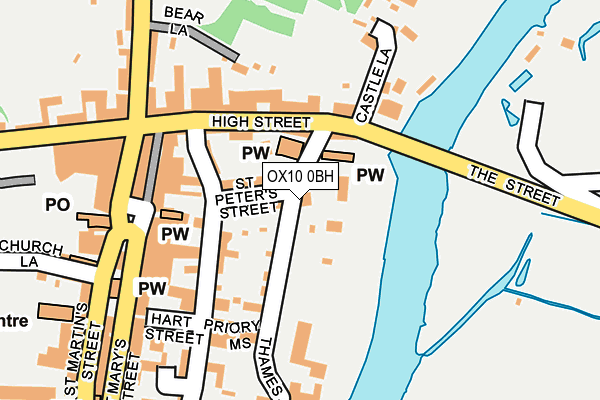 OX10 0BH map - OS OpenMap – Local (Ordnance Survey)