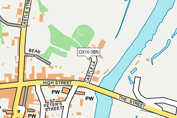 OX10 0BN map - OS OpenMap – Local (Ordnance Survey)