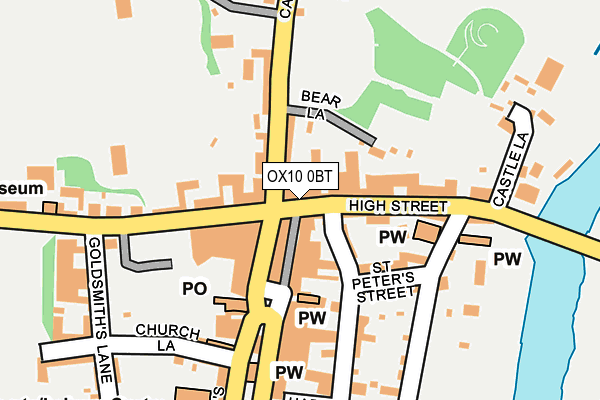 OX10 0BT map - OS OpenMap – Local (Ordnance Survey)