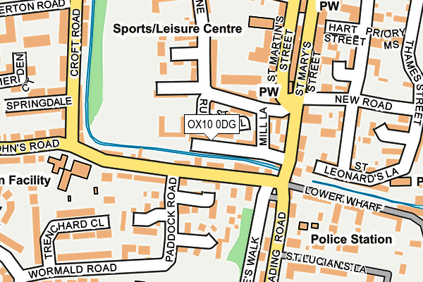 OX10 0DG map - OS OpenMap – Local (Ordnance Survey)