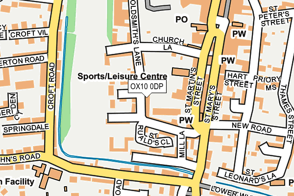 OX10 0DP map - OS OpenMap – Local (Ordnance Survey)