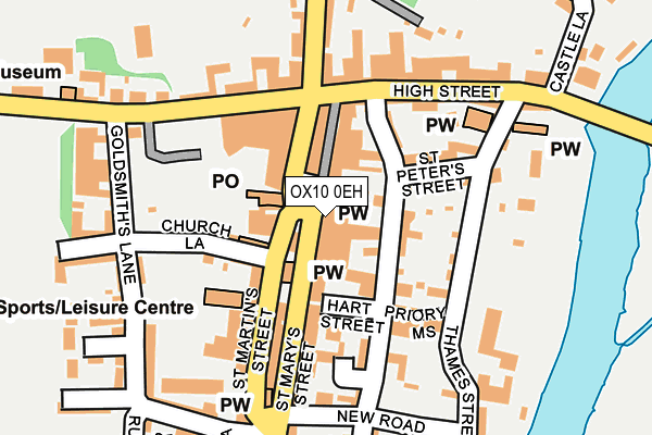 OX10 0EH map - OS OpenMap – Local (Ordnance Survey)