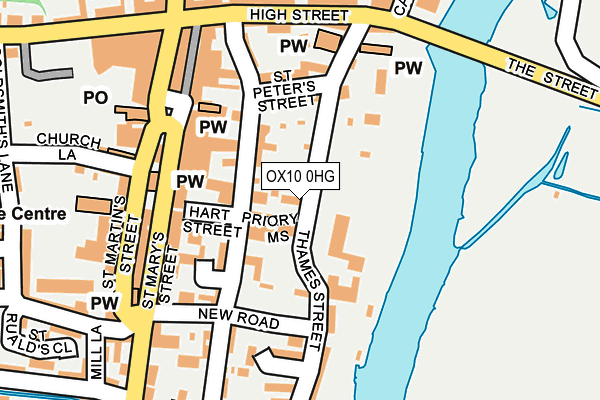 OX10 0HG map - OS OpenMap – Local (Ordnance Survey)