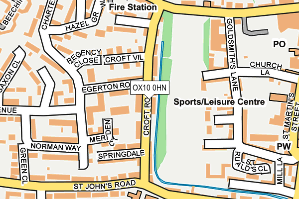 OX10 0HN map - OS OpenMap – Local (Ordnance Survey)