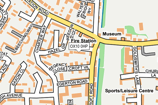 OX10 0HP map - OS OpenMap – Local (Ordnance Survey)