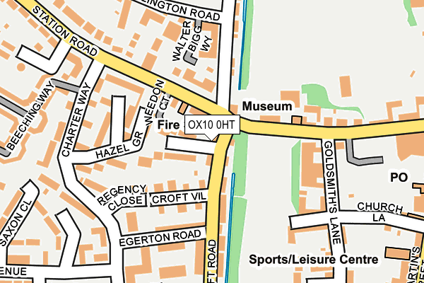 OX10 0HT map - OS OpenMap – Local (Ordnance Survey)