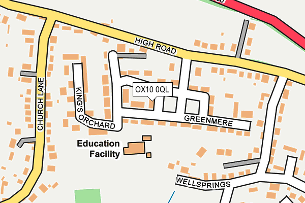 OX10 0QL map - OS OpenMap – Local (Ordnance Survey)