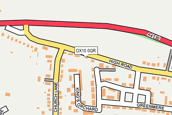 OX10 0QR map - OS OpenMap – Local (Ordnance Survey)