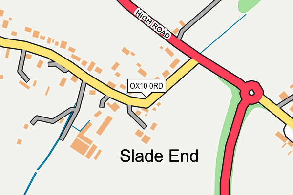 OX10 0RD map - OS OpenMap – Local (Ordnance Survey)