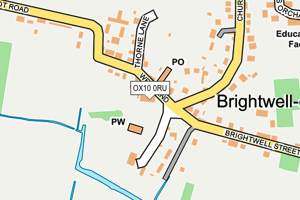 OX10 0RU map - OS OpenMap – Local (Ordnance Survey)