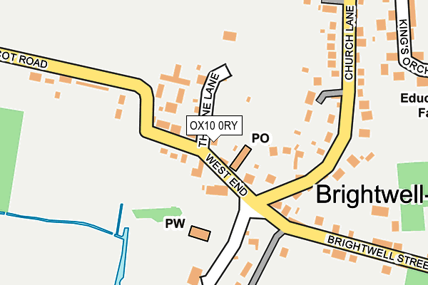 OX10 0RY map - OS OpenMap – Local (Ordnance Survey)