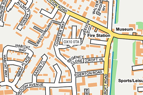 OX10 0TA map - OS OpenMap – Local (Ordnance Survey)