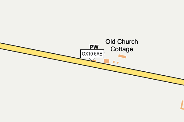 OX10 6AE map - OS OpenMap – Local (Ordnance Survey)