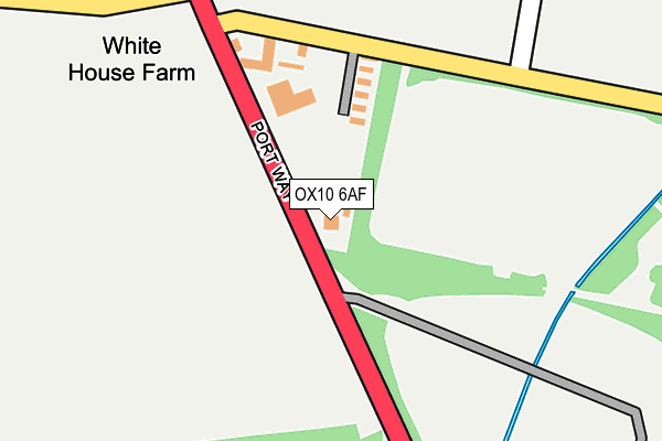 OX10 6AF map - OS OpenMap – Local (Ordnance Survey)