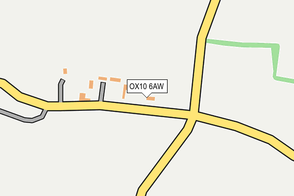 OX10 6AW map - OS OpenMap – Local (Ordnance Survey)