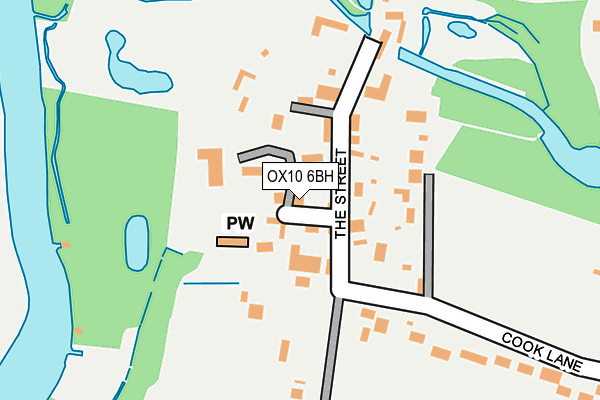 OX10 6BH map - OS OpenMap – Local (Ordnance Survey)