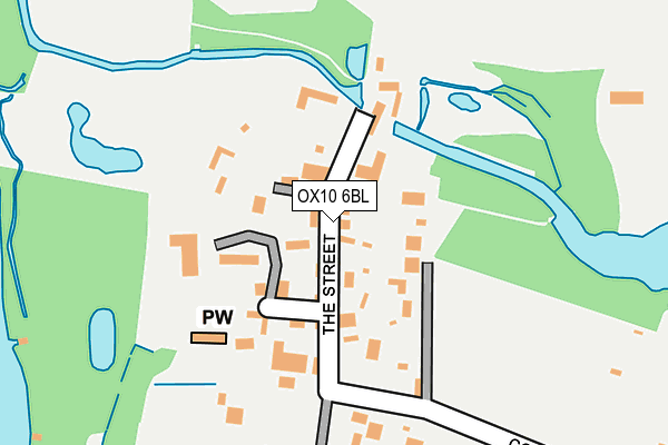 OX10 6BL map - OS OpenMap – Local (Ordnance Survey)