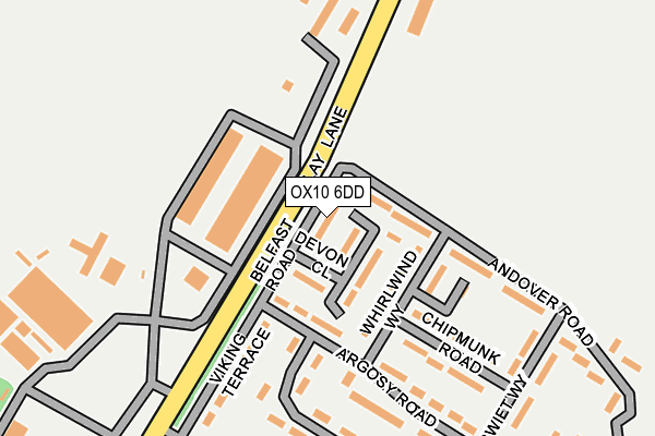 OX10 6DD map - OS OpenMap – Local (Ordnance Survey)