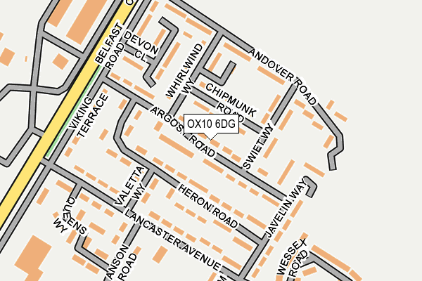 OX10 6DG map - OS OpenMap – Local (Ordnance Survey)