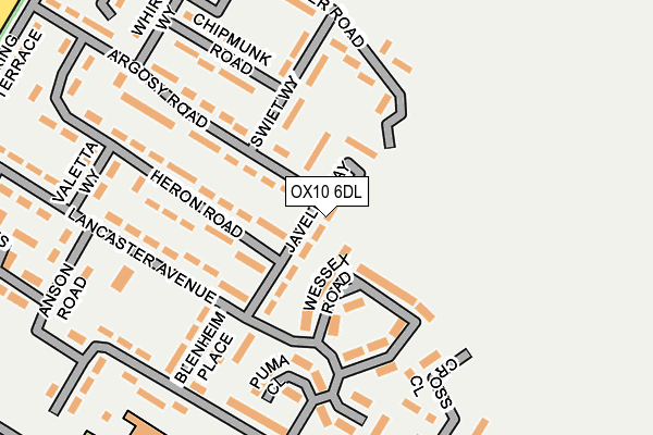 OX10 6DL map - OS OpenMap – Local (Ordnance Survey)