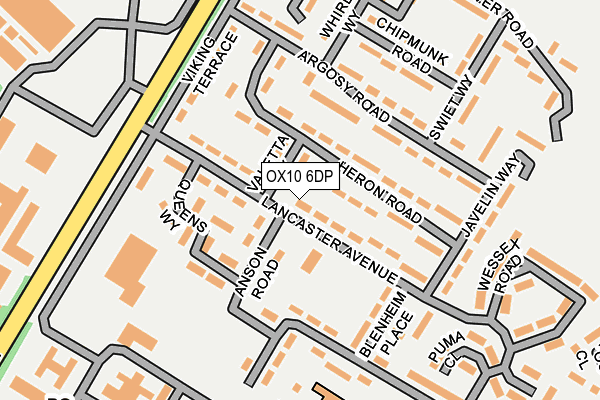 OX10 6DP map - OS OpenMap – Local (Ordnance Survey)