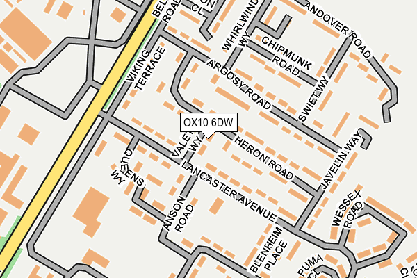 OX10 6DW map - OS OpenMap – Local (Ordnance Survey)