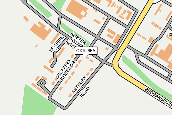OX10 6EA map - OS OpenMap – Local (Ordnance Survey)