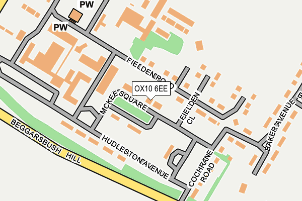 OX10 6EE map - OS OpenMap – Local (Ordnance Survey)