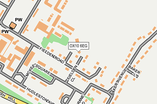 OX10 6EG map - OS OpenMap – Local (Ordnance Survey)