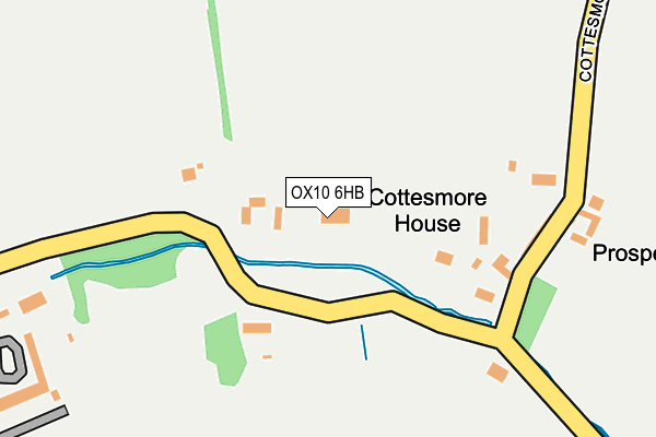 OX10 6HB map - OS OpenMap – Local (Ordnance Survey)