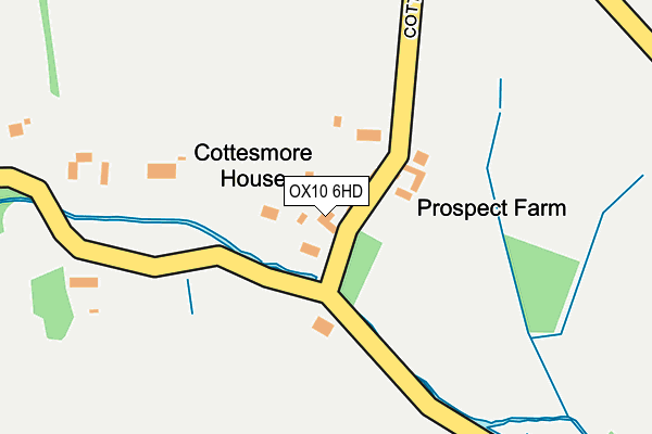 OX10 6HD map - OS OpenMap – Local (Ordnance Survey)