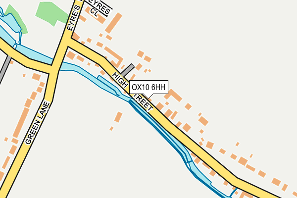 OX10 6HH map - OS OpenMap – Local (Ordnance Survey)