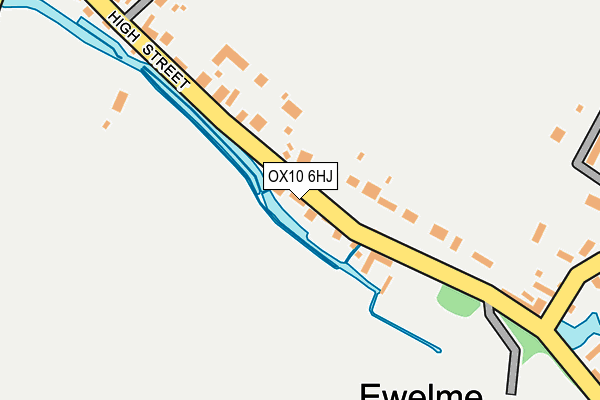 OX10 6HJ map - OS OpenMap – Local (Ordnance Survey)