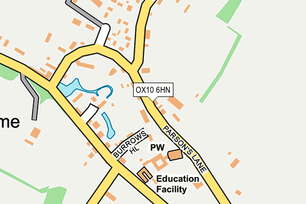 OX10 6HN map - OS OpenMap – Local (Ordnance Survey)