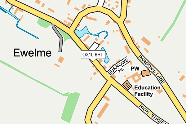 OX10 6HT map - OS OpenMap – Local (Ordnance Survey)