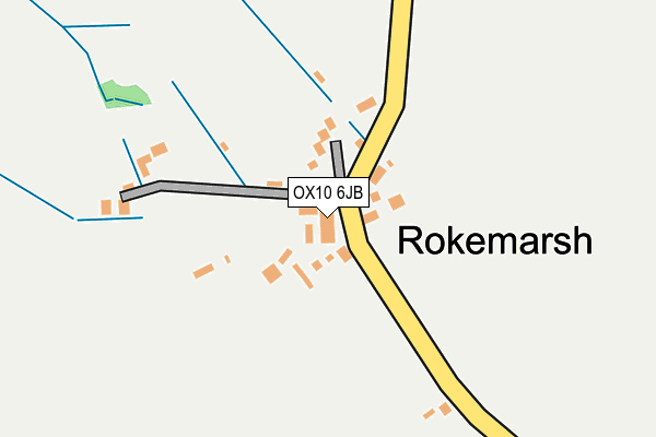 OX10 6JB map - OS OpenMap – Local (Ordnance Survey)
