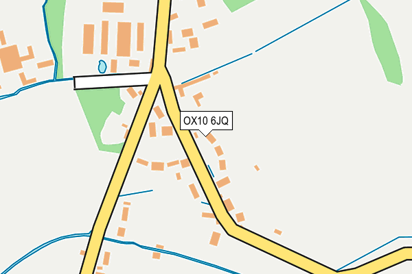 OX10 6JQ map - OS OpenMap – Local (Ordnance Survey)
