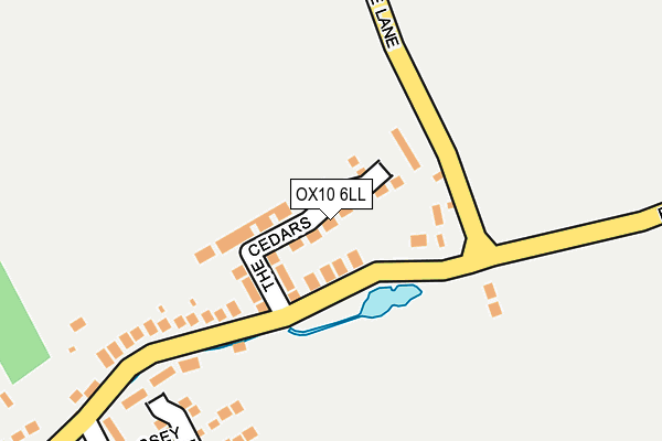 OX10 6LL map - OS OpenMap – Local (Ordnance Survey)