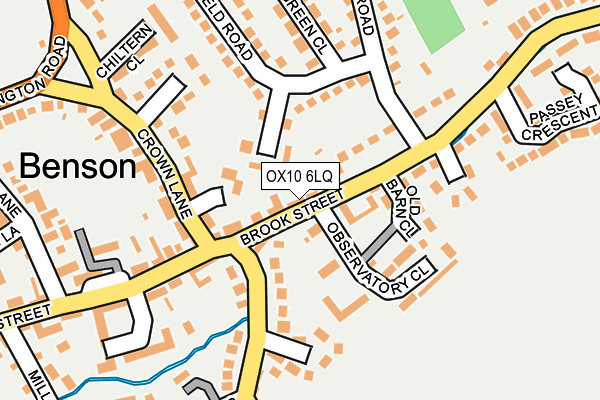 OX10 6LQ map - OS OpenMap – Local (Ordnance Survey)