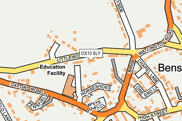 OX10 6LY map - OS OpenMap – Local (Ordnance Survey)