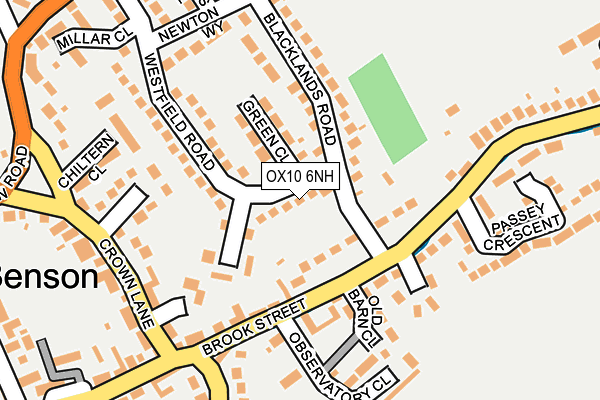 OX10 6NH map - OS OpenMap – Local (Ordnance Survey)